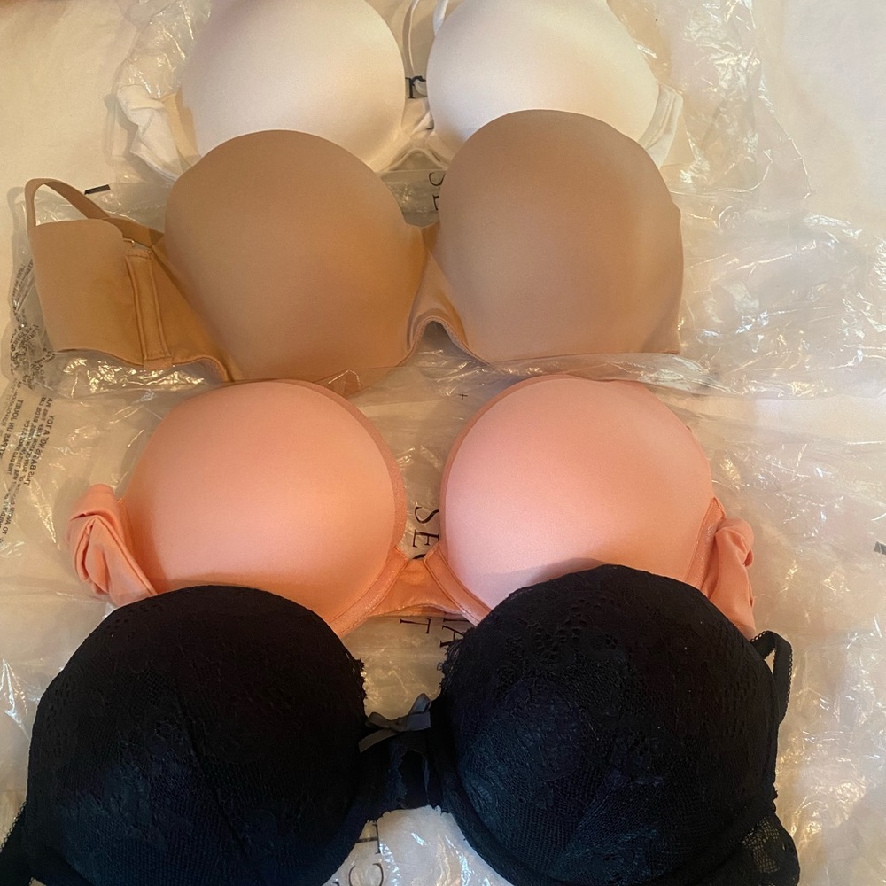 Victoria's Secret Bras - white, black, pink & nude! All are brand new.
